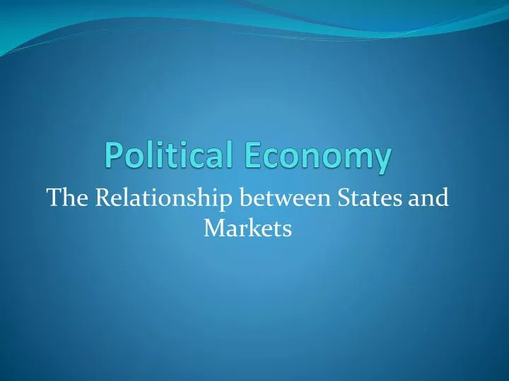 political economy