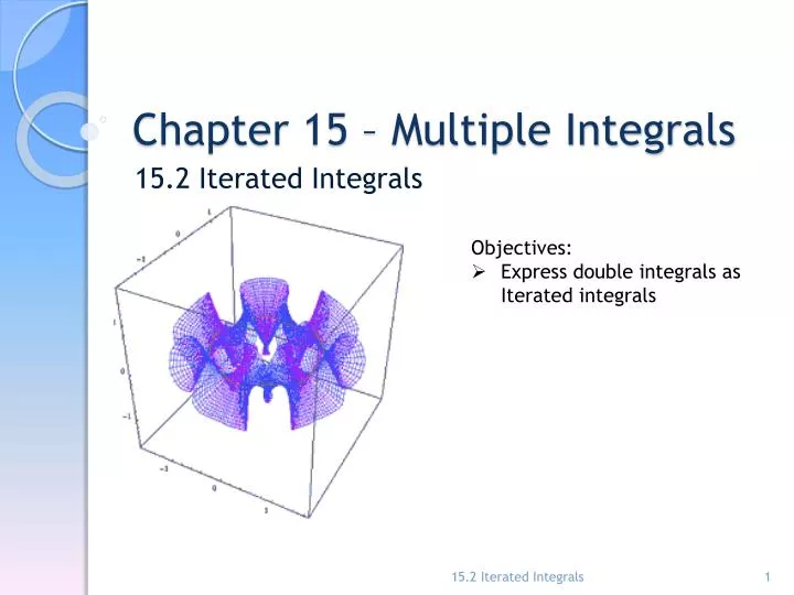 chapter 15 multiple integrals