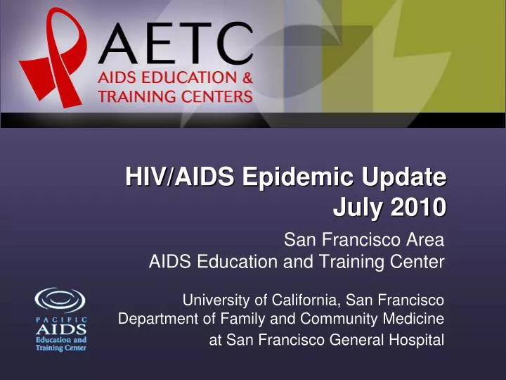 hiv aids epidemic update july 2010