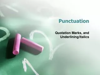 punctuation