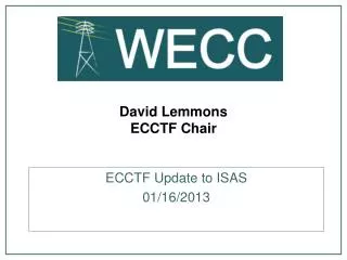 David Lemmons ECCTF Chair