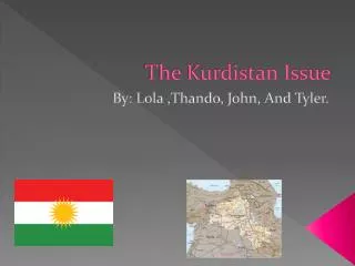 The Kurdistan Issue