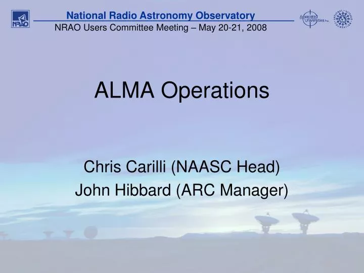 alma operations