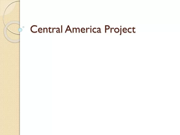 central america project