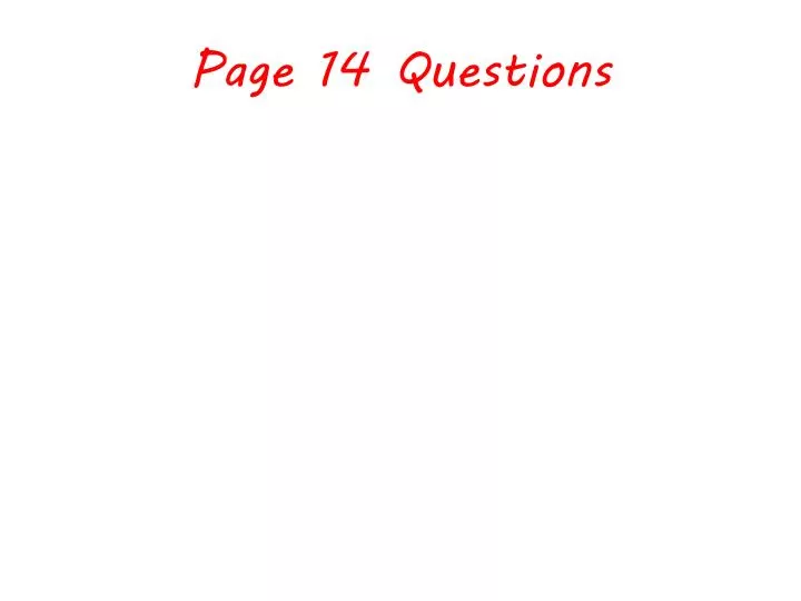 page 14 questions