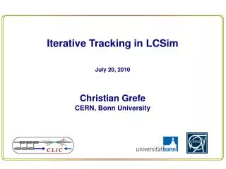 Iterative Tracking in LCSim
