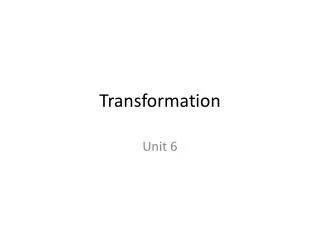 transformation