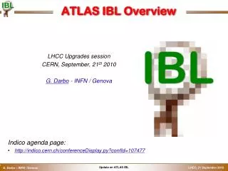ATLAS IBL Overview