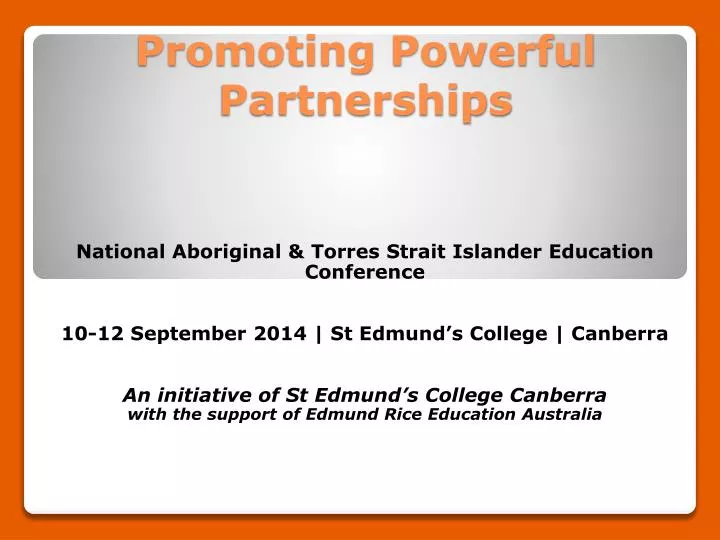 promoting powerful partnerships