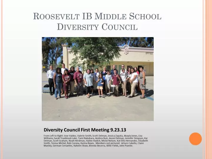 roosevelt ib middle school diversity council