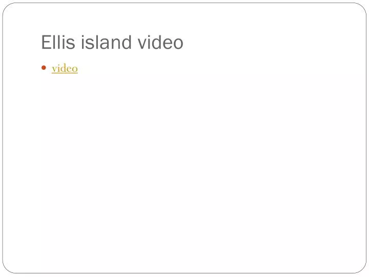 ellis island video