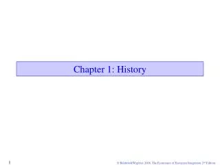 Chapter 1: History
