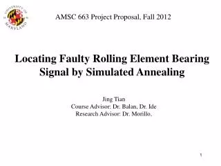 Locating Faulty Rolling Element Bearing Signal by Simulated Annealing