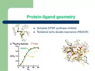 Protein-ligand geometry