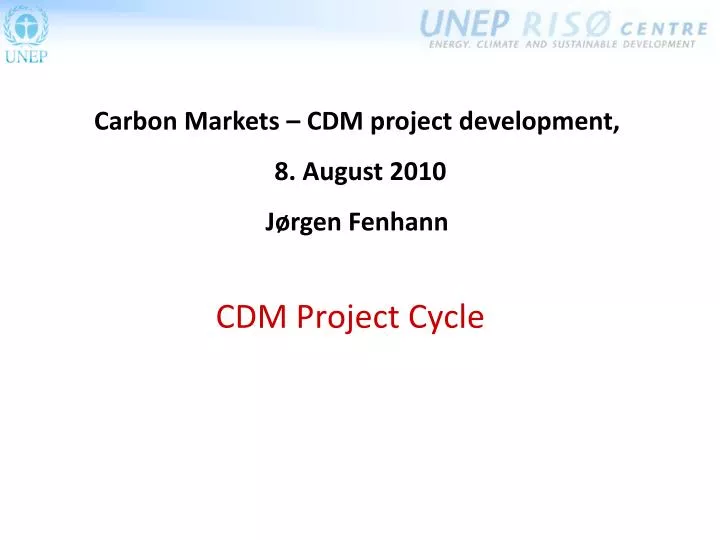 cdm project cycle