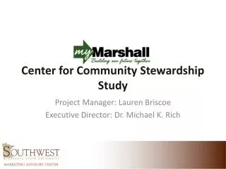 Center for Community Stewardship Study