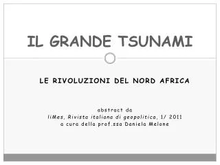 il grande tsunami