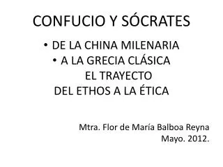 confucio y s crates