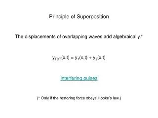 Principle of Superposition