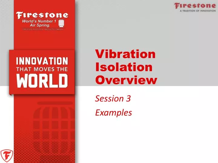 vibration isolation overview