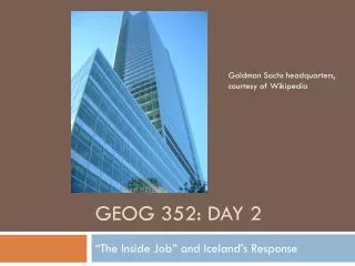 GEOG 352: Day 2