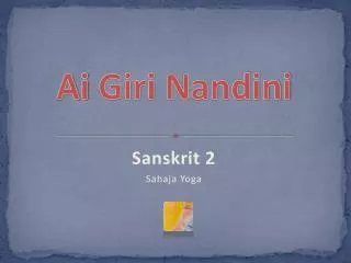 Ai Giri Nandini