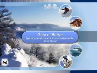 Gate of Baikal Special economic zone for tourism and recreation Irkutsk Region