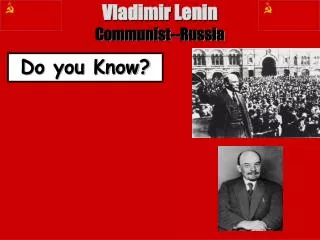 Vladimir Lenin Communist--Russia