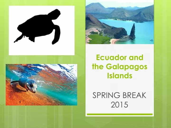 ecuador and the galapagos islands