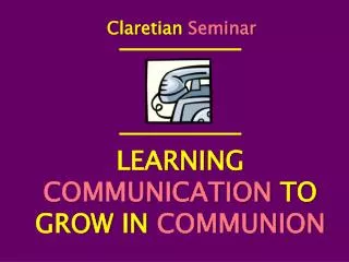 Claretian Seminar