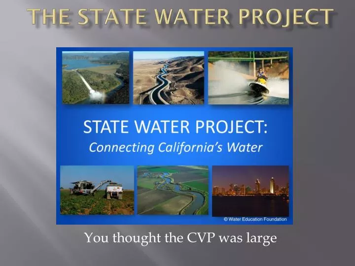 the state water project