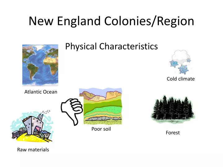 new england colonies region