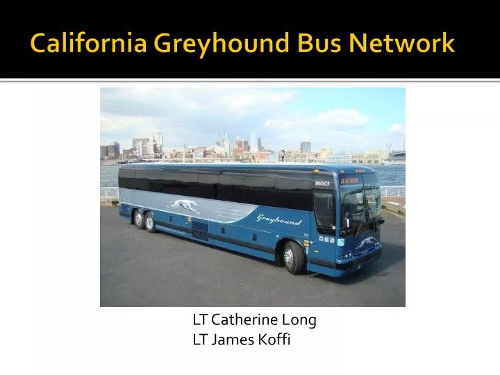 california greyhound bus network