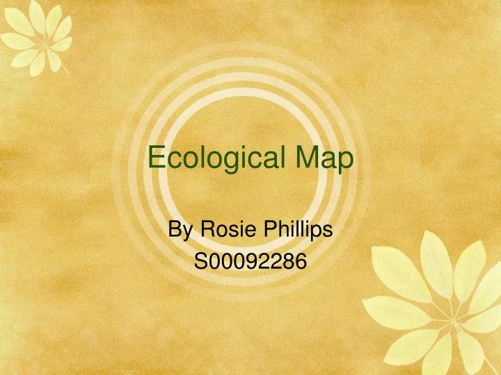 ecological map