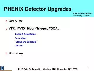 PHENIX Detector Upgrades