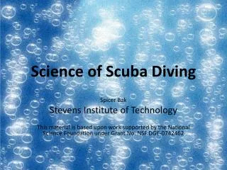 Science of Scuba Diving