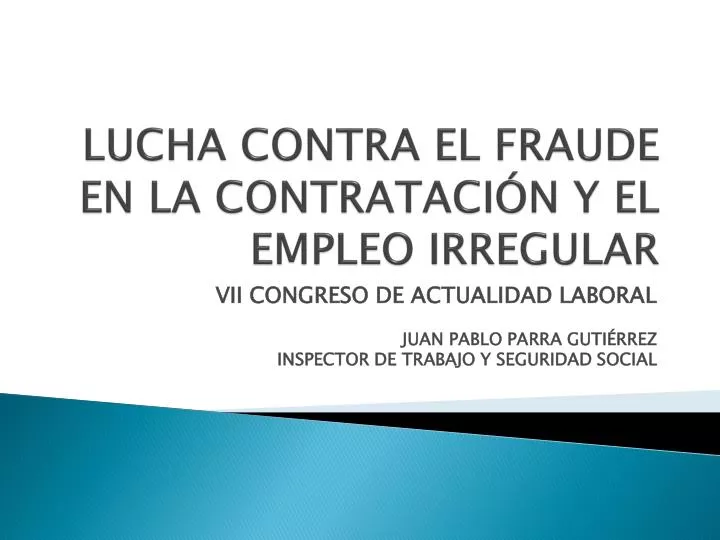 lucha contra el fraude en la contrataci n y el empleo irregular