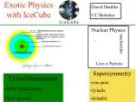 Exotic Physics with IceCube - slide 1