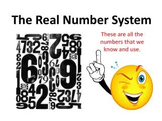 The Real Number System