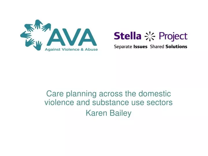 care planning across the domestic violence and substance use sectors karen bailey