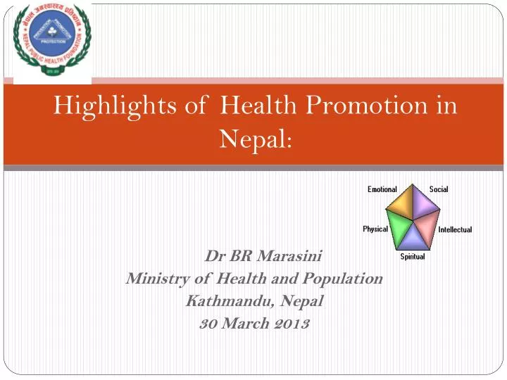 highlights of health promotion in nepal