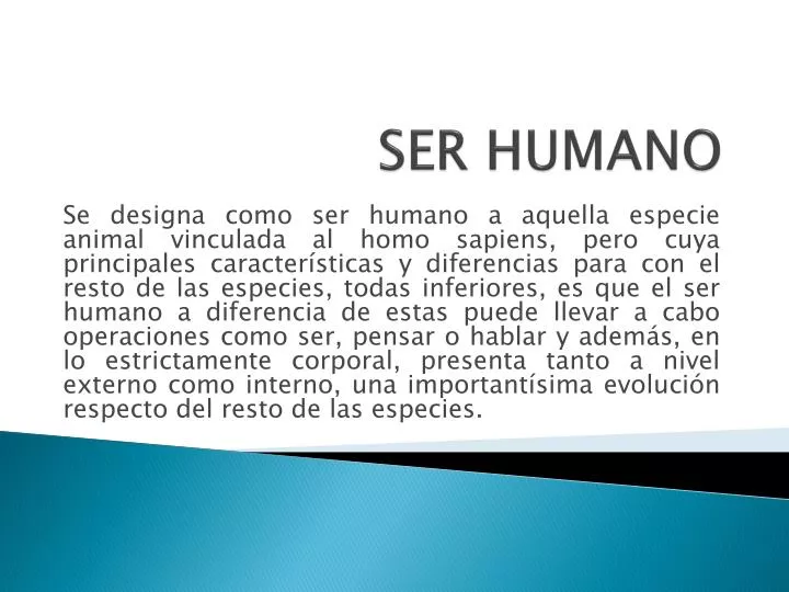 ser humano