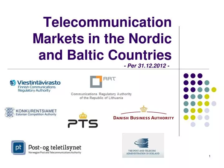 telecommunication markets in the nordic and baltic countries
