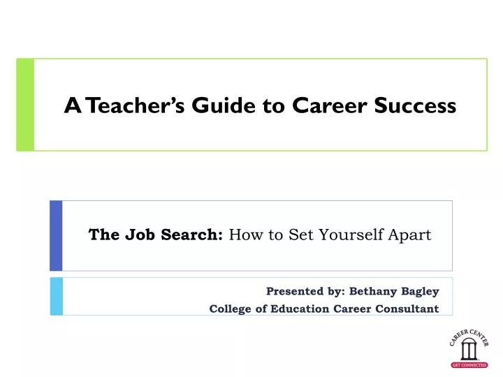the job search how to set yourself apart