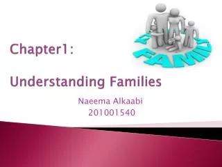 Chapter1: Understanding Families