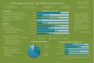 Technology and Work: The Reference Experience