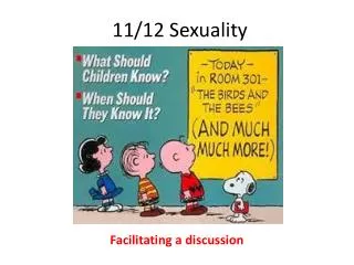 11/12 Sexuality