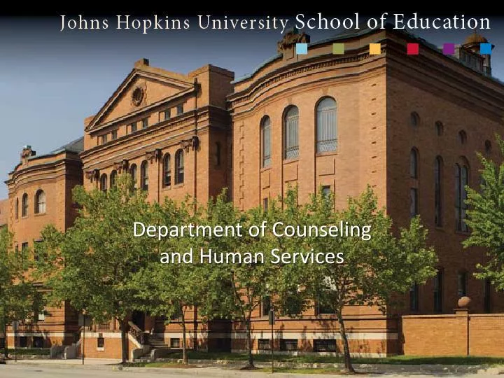 department of counseling and human services