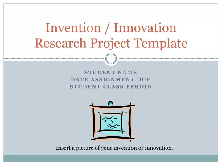 invention innovation research project template