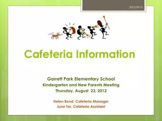 Cafeteria Information